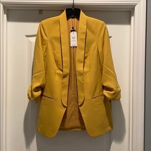 Express mustard yellow blazer
